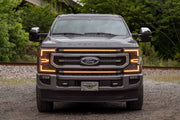 XBG LED Grille: Ford Super Duty (20-22 / Chrome / Amber DRL)
