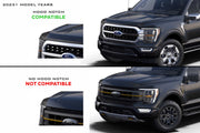 XBG LED Grille: Ford F-150 (21-23 / Chrome / White DRL)
