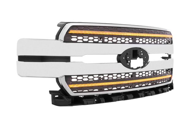 XBG LED Grille: Ford F-150 (18-20 / Chrome / Amber DRL)
