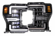 XB LED Headlights: Ford Super Duty (17-19 / White DRL / Set)