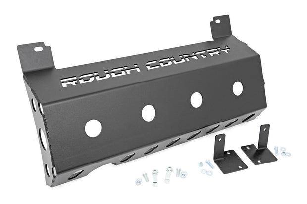 Jeep Muffler Skid Plate 18-20 Wrangler JL Rough Country