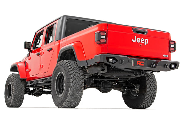 Jeep Heavy-Duty Rear LED Bumper For 20- Up Gladiator Rough Country