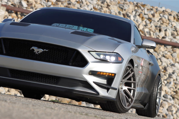 AlphaRex (NOVA-Series) (18-22) Ford Mustang Projector Headlights - Alpha-Black