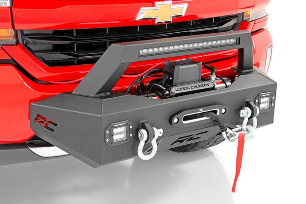 EXO Winch Mount System 07-18 Chevrolet Silverado 1500 Rough Country