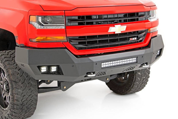 Chevy Heavy-Duty Front LED Bumper 16-18 Silverado 1500 Rough Country