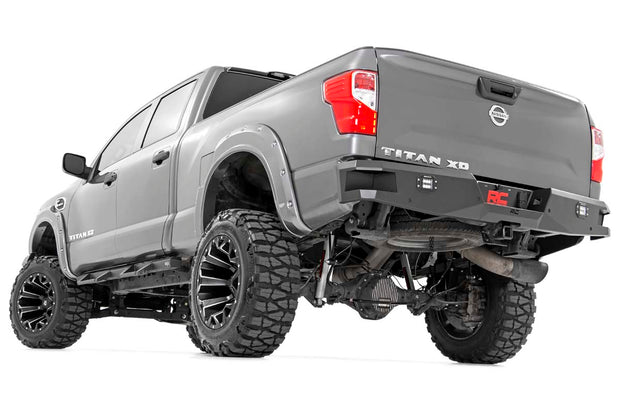 Nissan Heavy-Duty Rear LED Bumper 16-20 Titan XD Rough Country