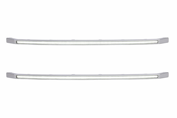 XBG LED DRL Grille Inserts: Ford Super Duty Platinum (20-22 / White DRL / Set)