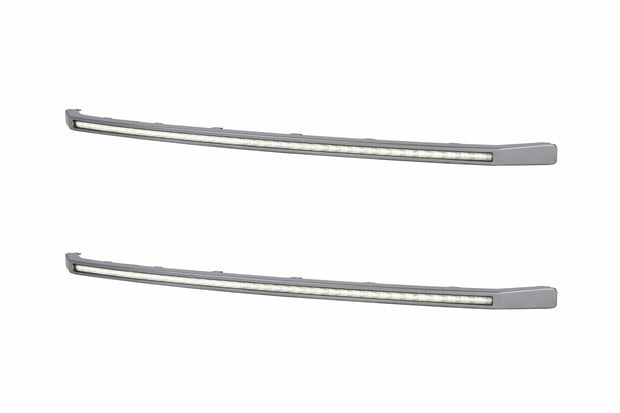 XBG LED DRL Grille Inserts: Ford Super Duty Platinum (20-22 / White DRL / Set)