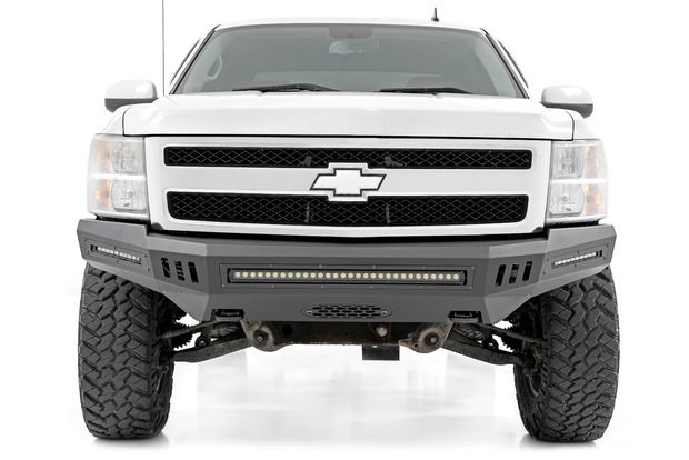 DIY Front Prerunner Bumper Black LEDs 07-13 Chevrolet Silverado 1500 2WD/4WD Rough Country