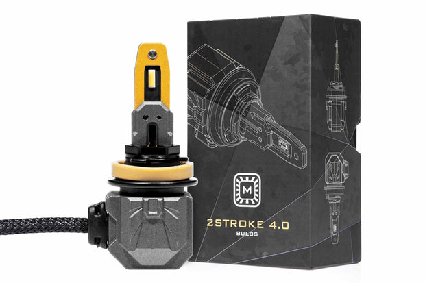 H11/H9/H8: 2Stroke 4.0 LED Bulb (Yellow) (Each)