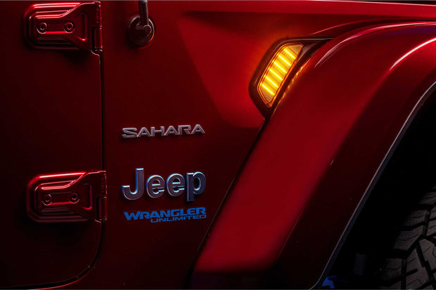 XB LED Side Markers: Jeep JL / JT (18+ / Side Vent / Set)