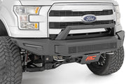 Front Modular Bumper w/Skidplate and 30 Inch LED Light Bar 15-17 Ford F-150 2WD/4WD Rough Country