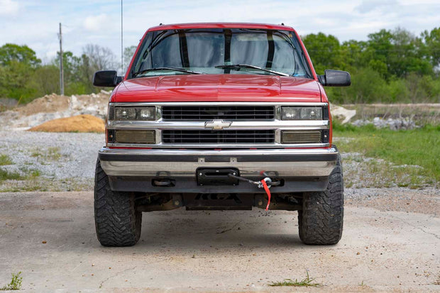 GM Hidden Winch Mounting Plate 88-98 1500 Pickup and 95-99 Tahoe Rough Country