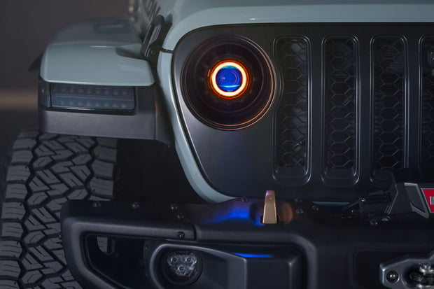 Morimoto 4Banger Fog Light Kit: 18+ JL/JT (NCS / Wide / Yellow / Set)