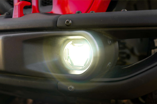 Morimoto 4Banger Fog Light Kit: 18+ JL/JT (NCS / Wide / White / Set)