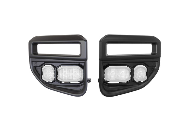 Banger Fog Brackets: 20-22 Super Duty OE LED (Set)