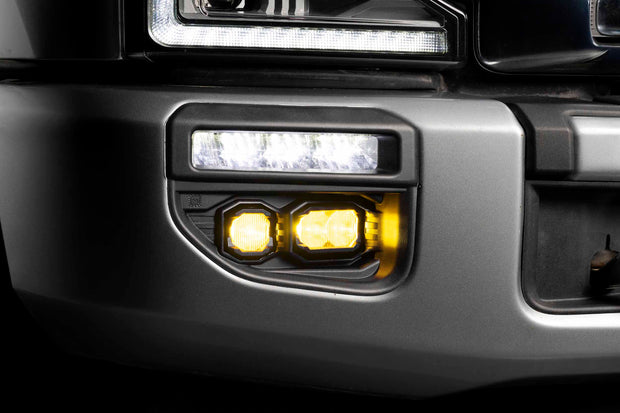 Banger Fog Brackets: 20-22 Super Duty OE LED (Set)