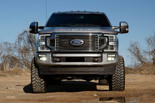 Banger Fog Brackets: 20-22 Super Duty OE LED (Set)