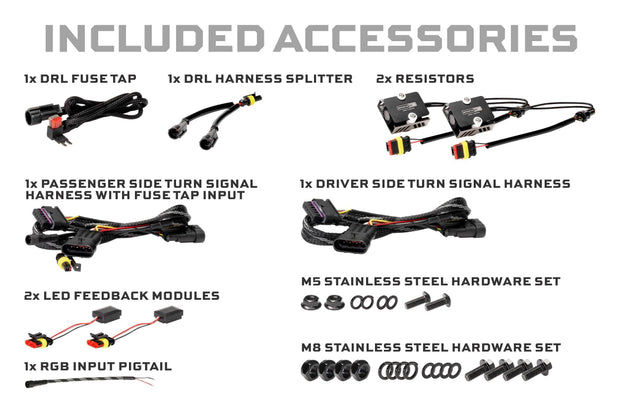 Standard Jeep JL / JT XRGB Fender Flare Chop Kit (Set)