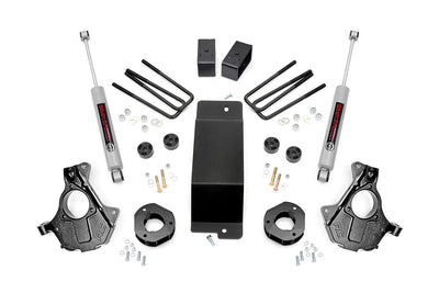 3.5 Inch Suspension Lift Knuckle Kit 14-18 Silverado/Sierra 1500 4WD Aluminum & Stamped Steel Rough Country