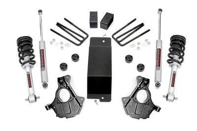 3.5 Inch Suspension Lift Knuckle Kit w/Struts 14-18 Silverado/Sierra 1500 4WD Aluminum & Stamped Steel Rough Country