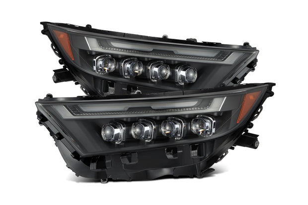 ARex Nova LED Headlights: Toyota Rav4 Low Trim (19-23) - Black (Set)