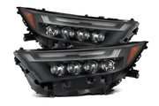 ARex Nova LED Headlights: Toyota Rav4 High Trim (19-23) - Black (Set)