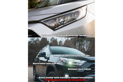 ARex Nova LED Headlights: Toyota Rav4 Low Trim (19-23) - Alpha-Black (Set)