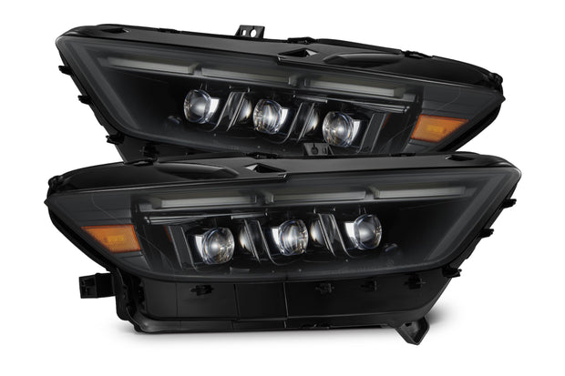 ARex Nova Mk2 LED Headlights: 15-17 Mustang / 18-20 Shelby - Alpha-Black (Set)