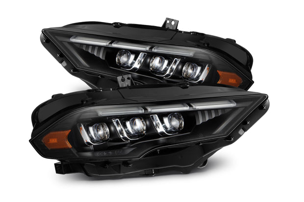 ARex Nova Mk2 LED Headlights: 18-23 Mustang - Black (Set)