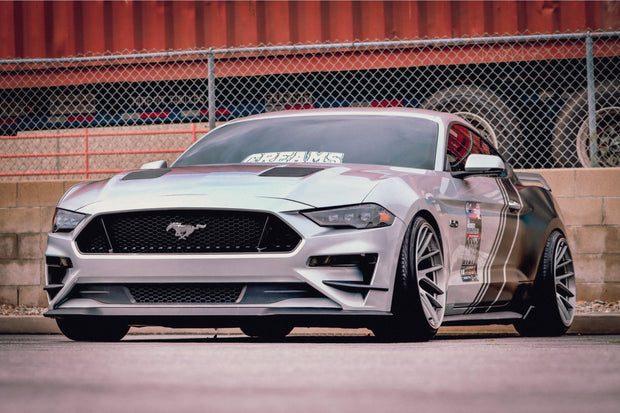 ARex Nova Mk2 LED Headlights: 18-23 Mustang - Black (Set)