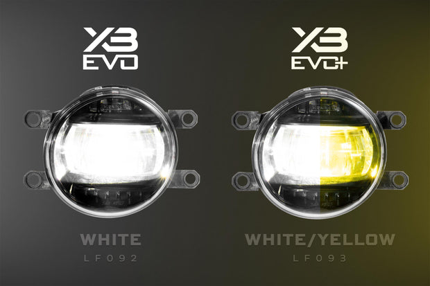 XB Evo+ Fog Lights: Type T (White + Yellow / Set)