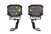 Morimoto BigBanger Ditch Light Kit: 2021+ Bronco Sport (NCS Yellow Combo Beam)