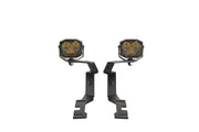 Morimoto 4Banger Ditch Light Kit: 2019+ Ram 1500 (HXB Yellow Spot Beam)