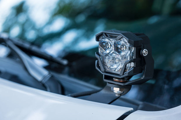 Morimoto 4Banger Ditch Light Kit: 2019+ Ram 1500 (HXB White Flood Beam)