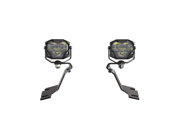 Morimoto 4Banger Ditch Light Kit: 2013+ Ford Transit (HXB Yellow Flood Beam)