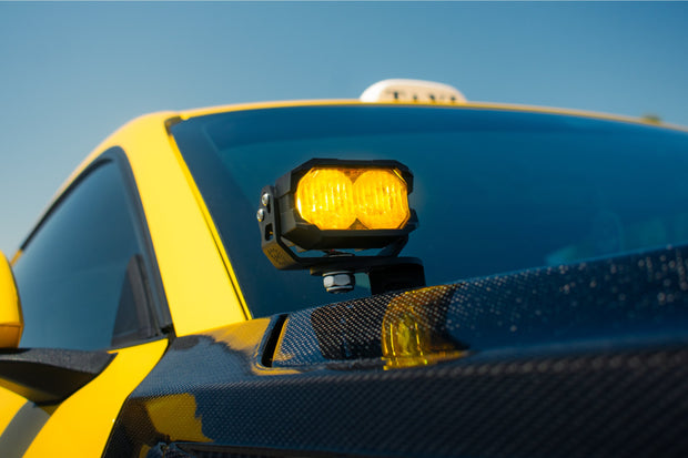 Morimoto 2Banger Drift Light Kit: 2024+ Ford Mustang (NCS White SAE Wide Beam)