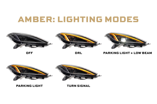XB LED Headlights: Corvette C7 (14-19 / Gen II / Set)