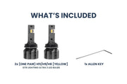 H11/H9/H8: GTR Lighting Ultra 3 Yellow (Pair)