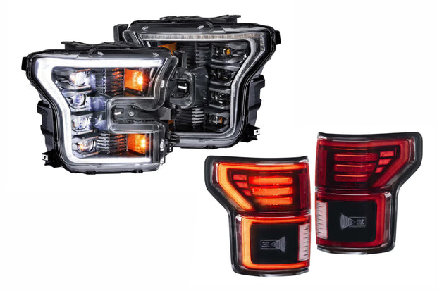 17-20 Raptor White DRL Heads and Red Tails