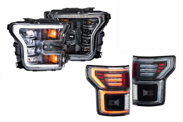 17-20 Raptor White DRL Heads and Smoked Tails