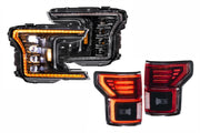 18-20 Ford F-150 Amber DRL Heads and Red Tails