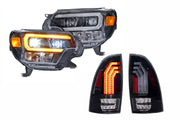 12-15 Tacoma Amber DRL Heads and Clear Tails