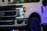 20-22 Ford Super Duty White DRL Heads and Smoked Tails