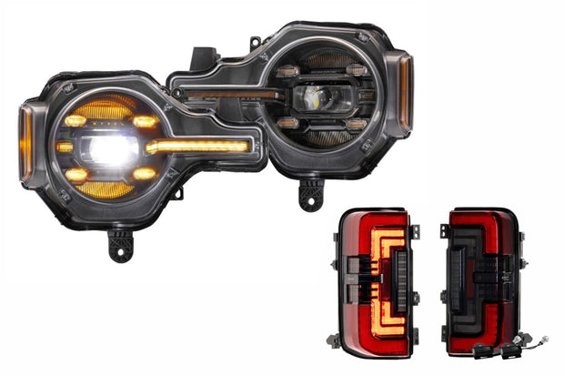 2021+ Bronco Amber DRL Heads and Red Tails