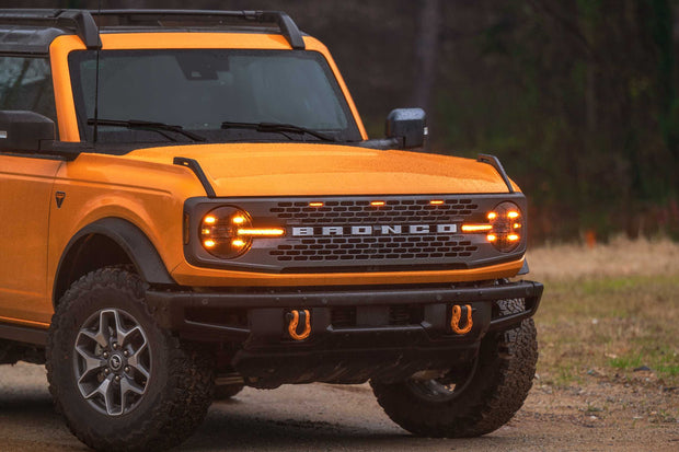 2021+ Bronco Amber DRL Heads and Red Tails