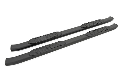 Oval Nerf Step 4.5 Inch Crew Cab Black 21-Up Ford Bronco Sport 4WD Rough Country