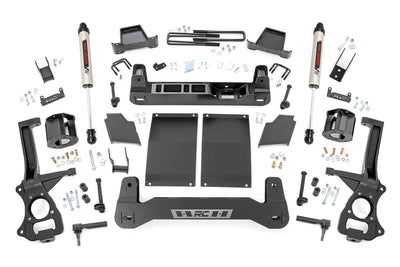 6.0 Inch Suspension Lift Kit Strut Spacers Diesel 19-20 GMC 1500 PU 4WD/2WD Rough Country