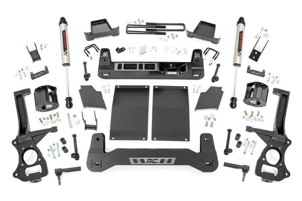 6.0 Inch Suspension Lift Kit Strut Spacers Diesel 19-20 GMC 1500 PU 4WD/2WD Rough Country