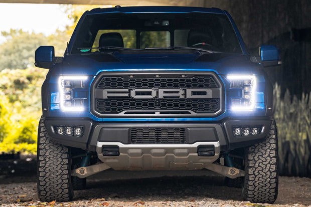 XB LED Headlights: Ford F-150 (15-17 / White DRL / Set)